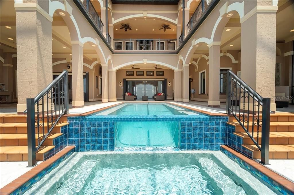 Interior, Pool, Recessed Lighting