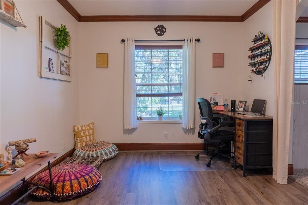 Home Office, Interior, Wood Texture Flooring
