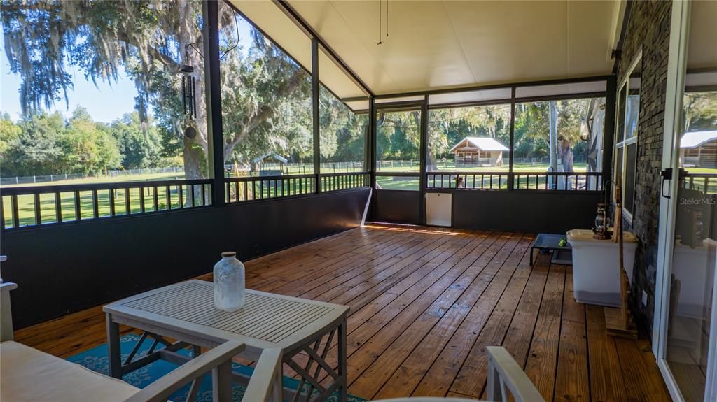 Interior, Sun Room, Wood Texture Flooring