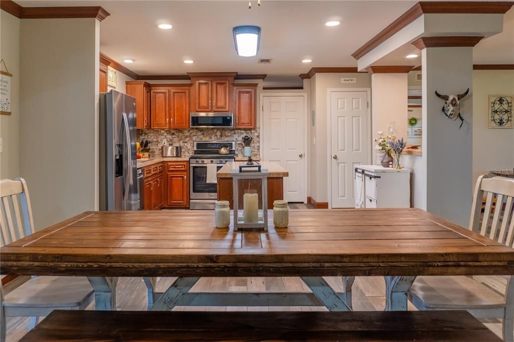 Interior, Kitchen, Recessed Lighting, Stainless Steel Appliances