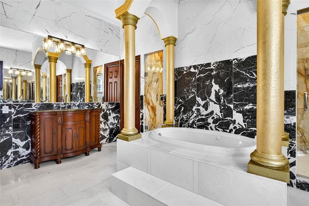 Bathroom, Interior, Marble, Marble Walls