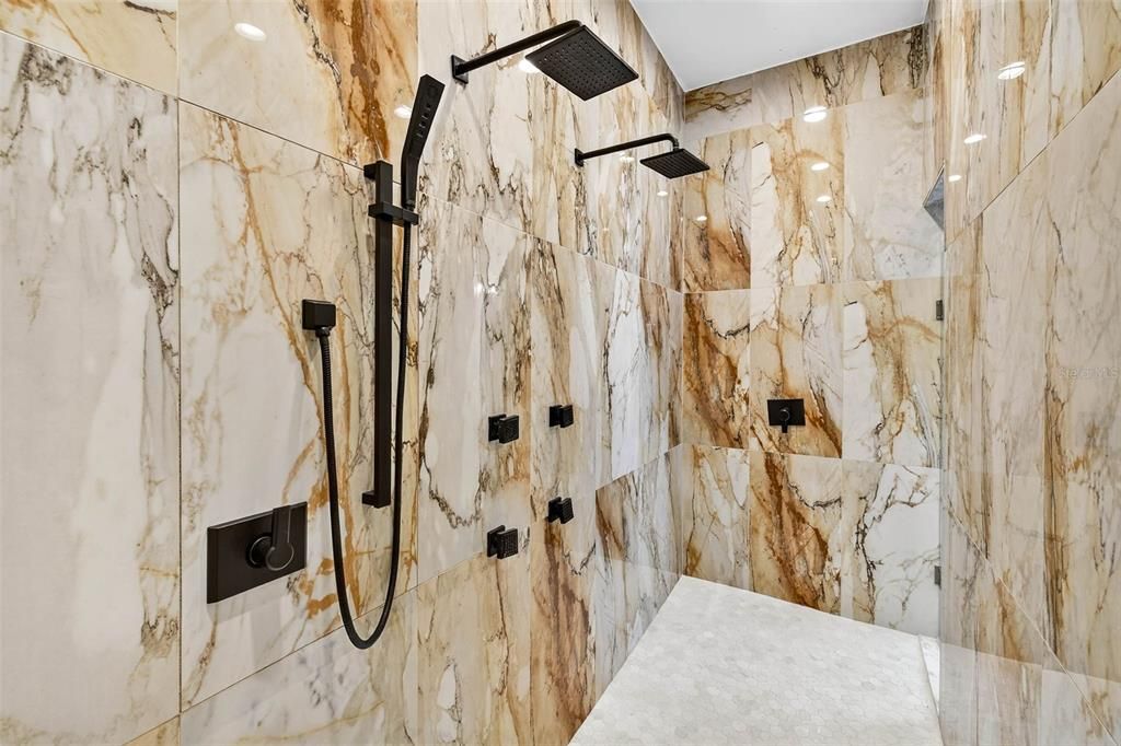 Bathroom, Interior, Marble Walls