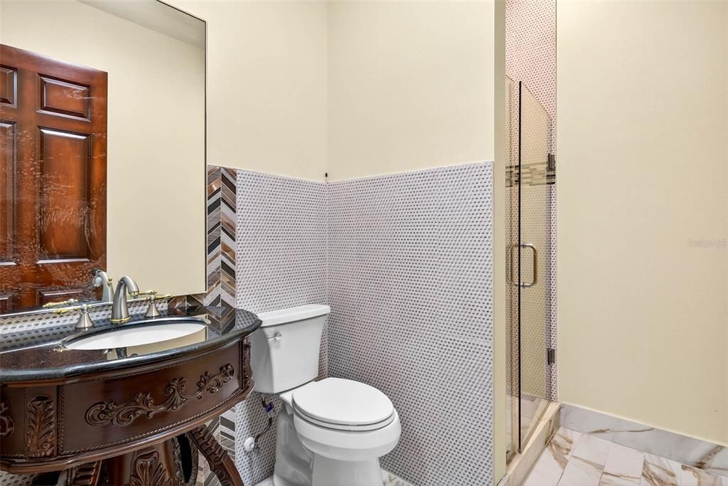 Bathroom, Glass Shower, Interior