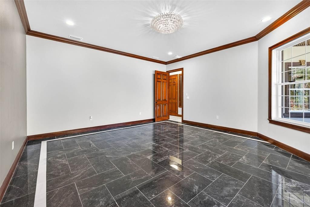 Chandelier, Empty room, Interior, Recessed Lighting