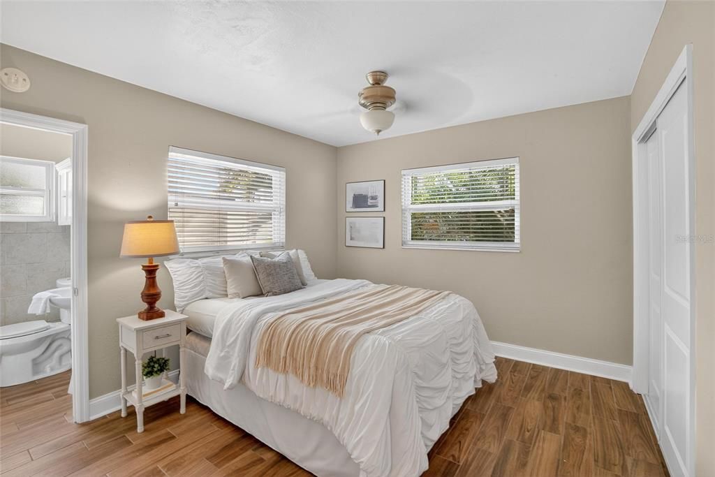 Bedroom, Interior, Wood Texture Flooring