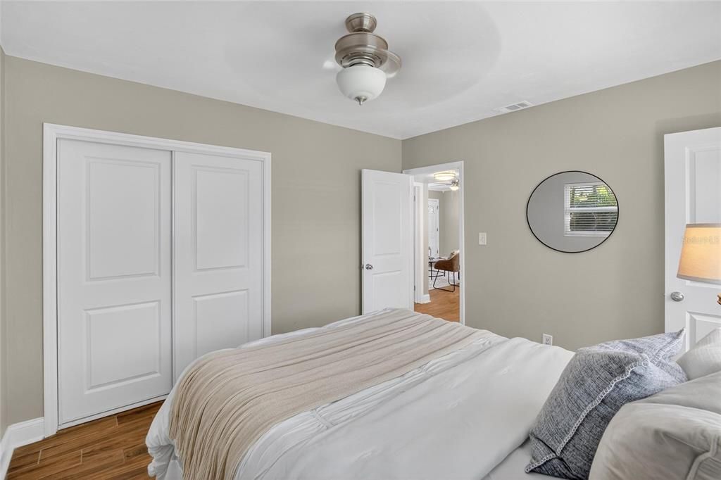 Bedroom, Interior, Wood Texture Flooring