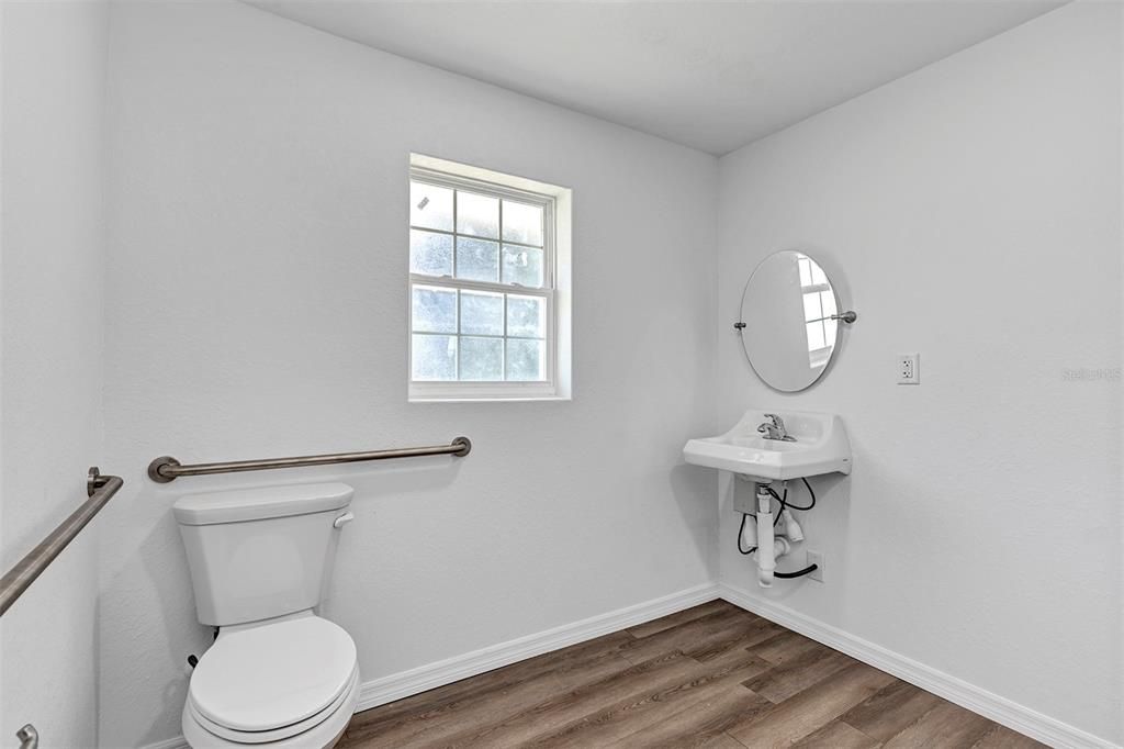 Bathroom, Interior, Wood Texture Flooring