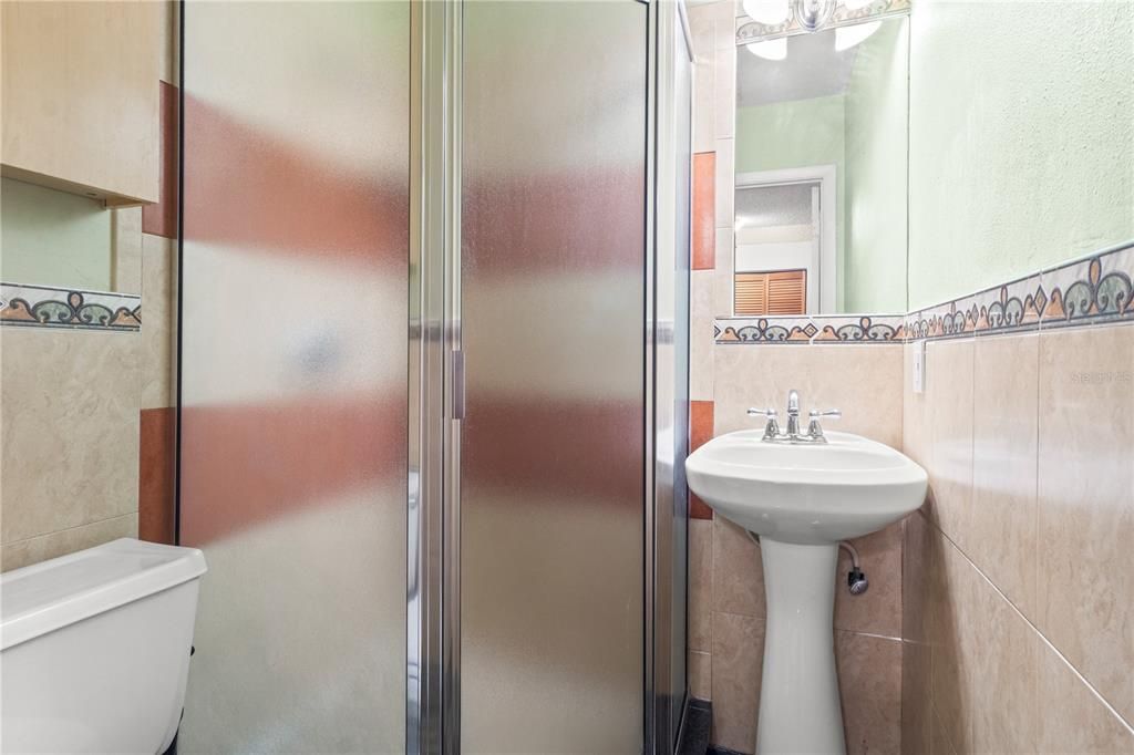 Bathroom, Glass Shower, Interior