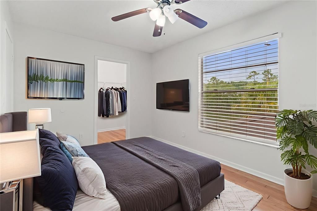 Bedroom, Interior, Wood Texture Flooring