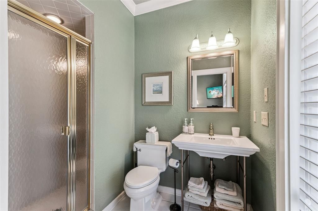 Bathroom, Glass Shower, Interior