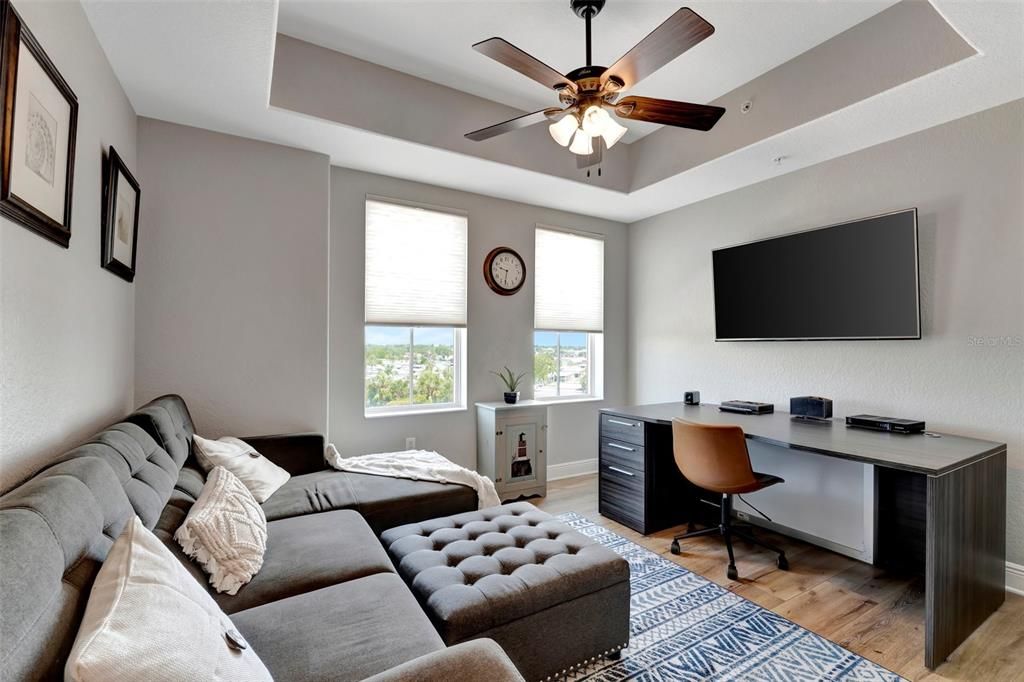 Home Office, Interior, Wood Texture Flooring