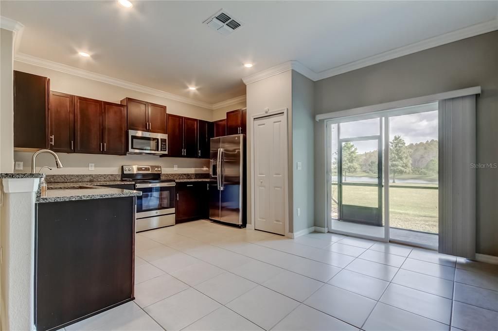 Interior, Kitchen, Recessed Lighting, Stainless Steel Appliances