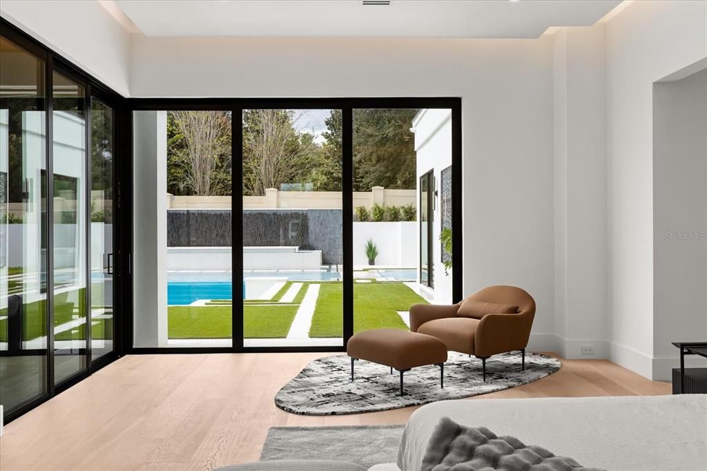 Interior, Sun Room, Wood Texture Flooring