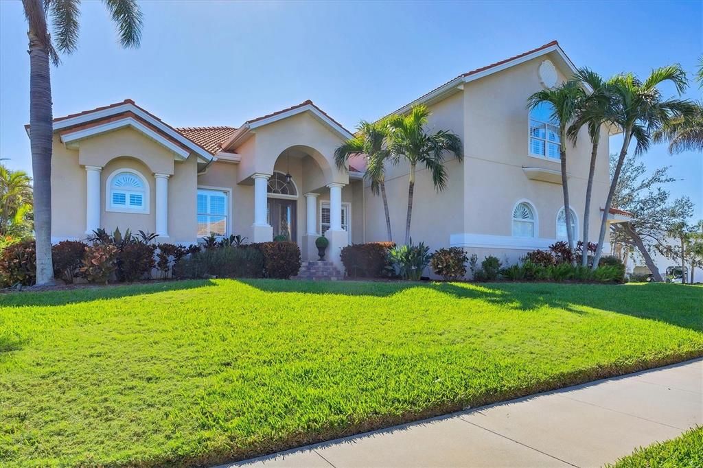 Backyard, Exterior, Facade, Mediterranean