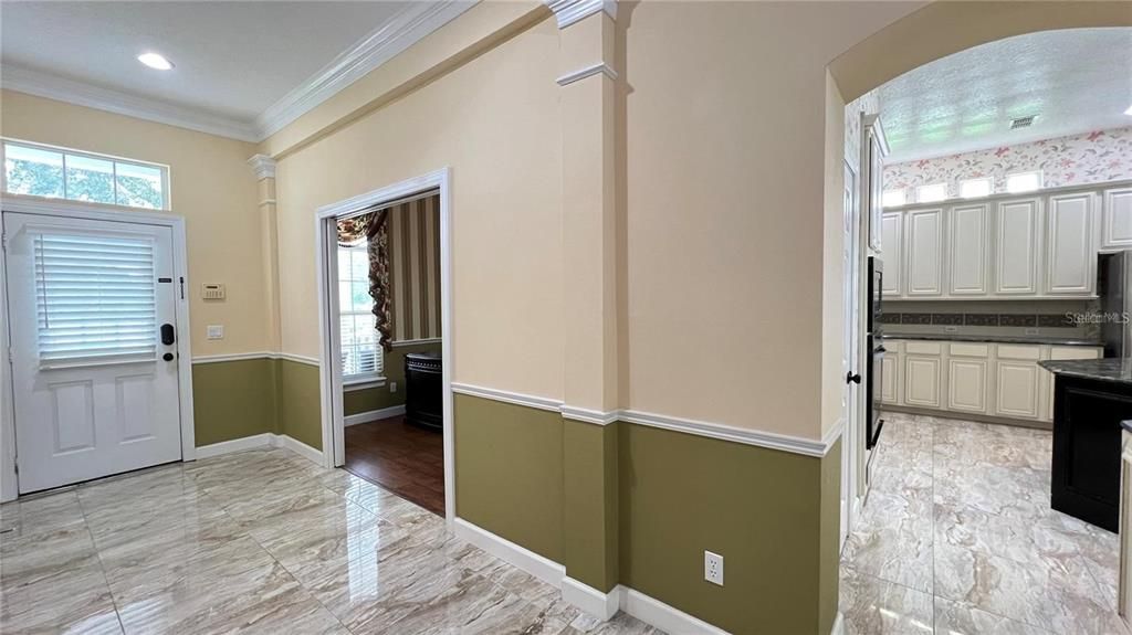Interior, Kitchen, Marble, Recessed Lighting