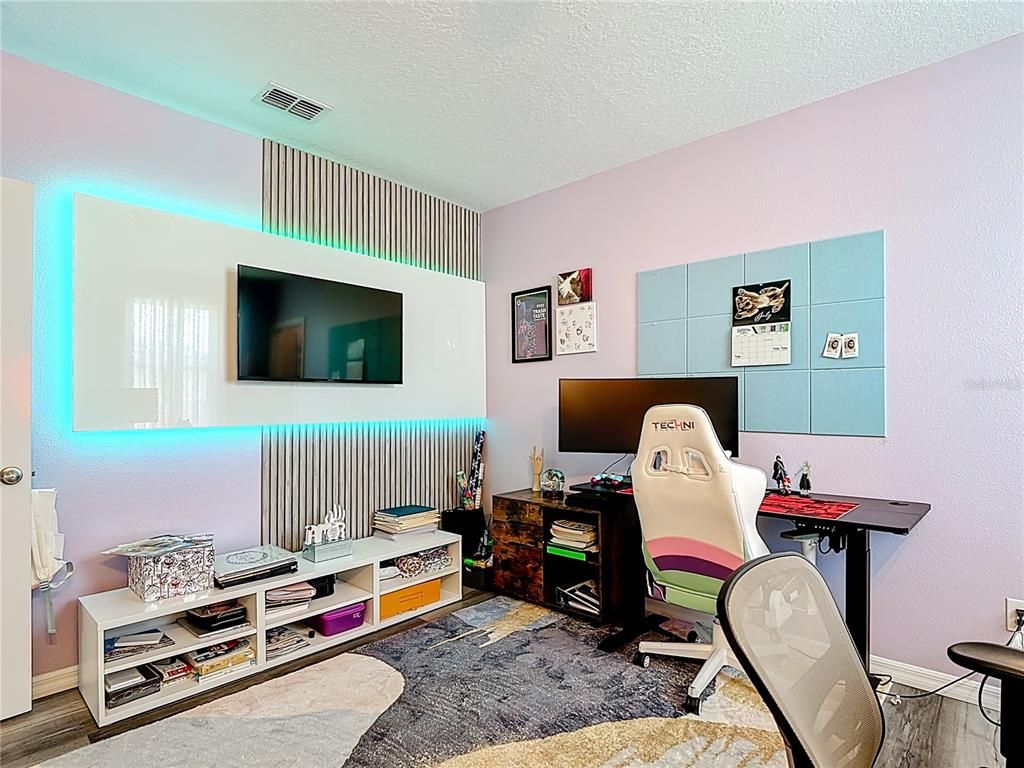 Home Office, Interior, Wood Texture Flooring