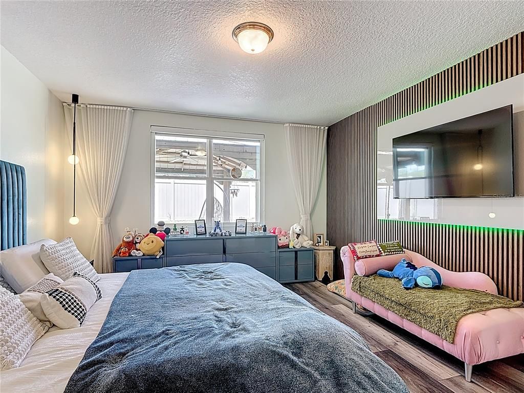 Bedroom, Interior, Wood Texture Flooring