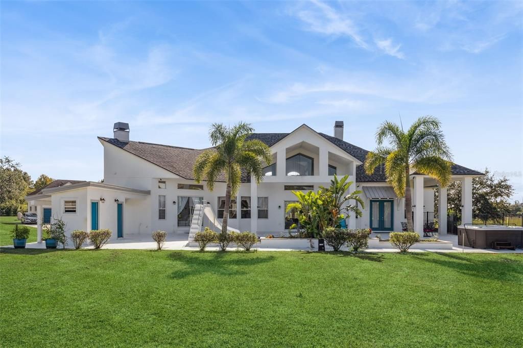 Backyard, Exterior, Hot Tub