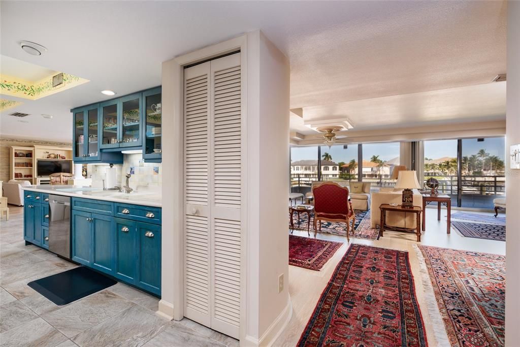 Dining room, Interior, Kitchen, Living room, Recessed Lighting, Stainless Steel Appliances