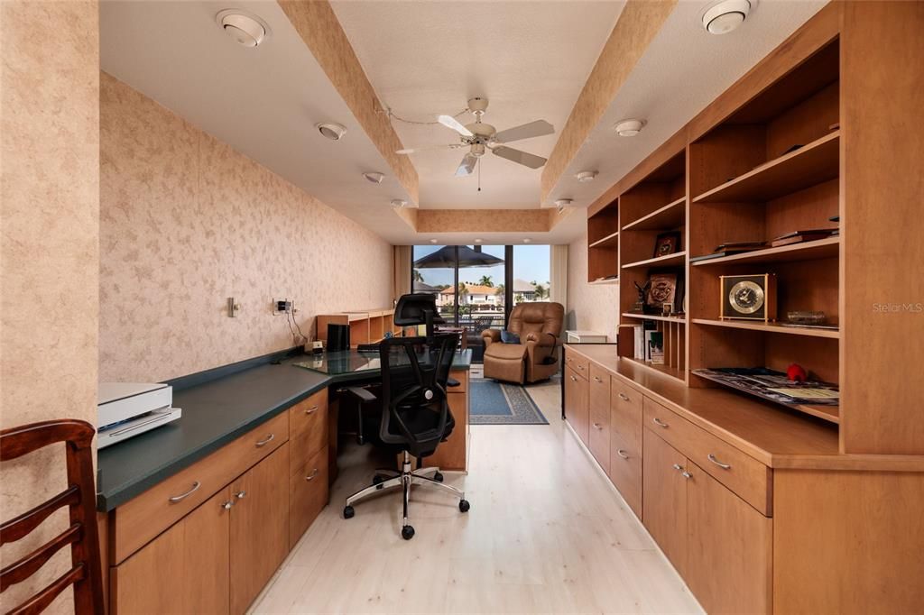 Home Office, Interior, Wood Texture Flooring