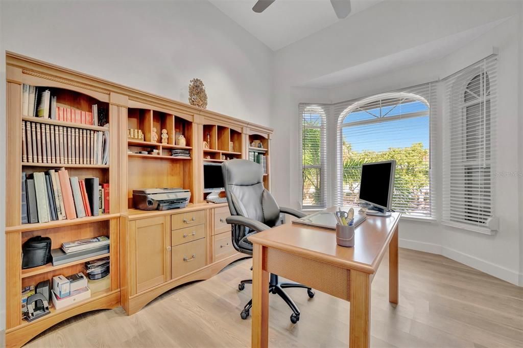 Home Office, Interior, Wood Texture Flooring