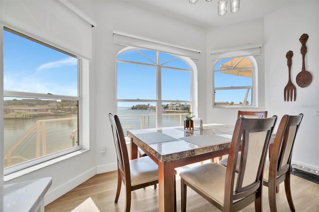 Dining room, Interior, Water, Wood Texture Flooring
