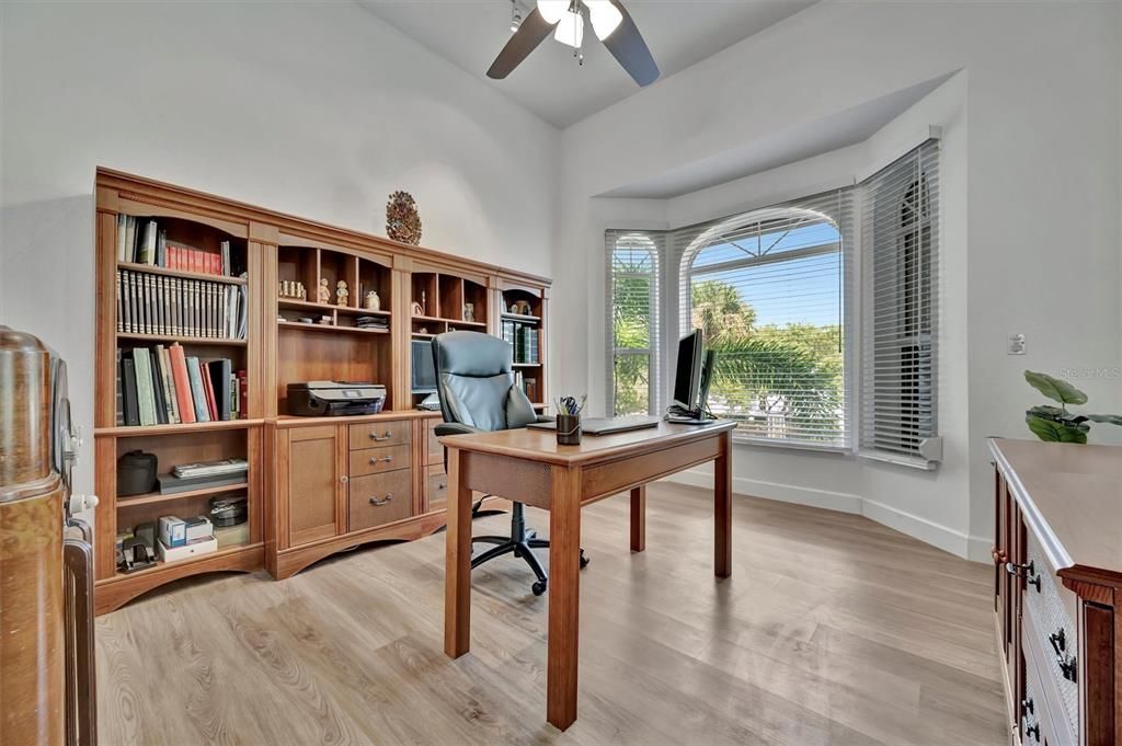Home Office, Interior, Wood Texture Flooring