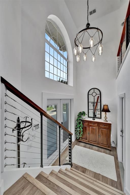Interior, Pendant Lights, Wood Texture Flooring