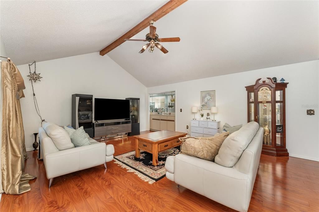 Interior, Living room, Wooden Beams, Wood Texture Flooring