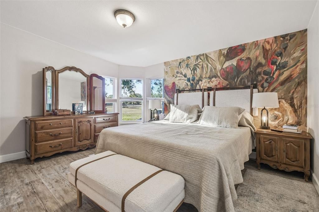 Bedroom, Interior, Wood Texture Flooring