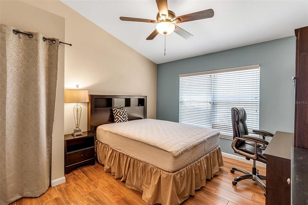 Bedroom, Home Office, Interior, Wood Texture Flooring