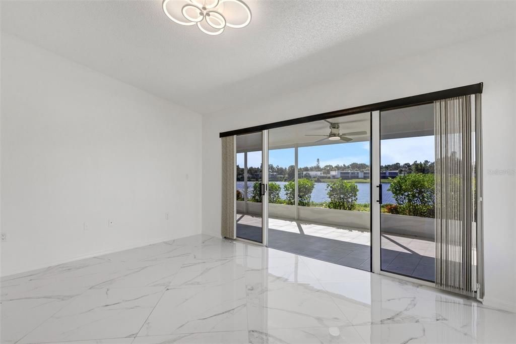Empty room, Interior, Marble, Water