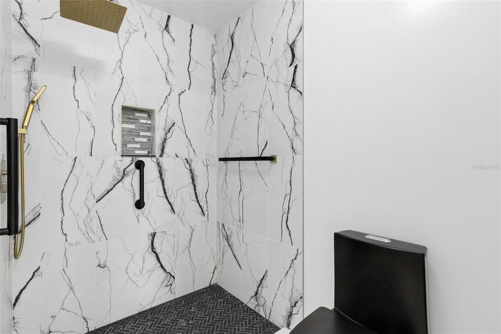 Bathroom, Interior, Marble Walls