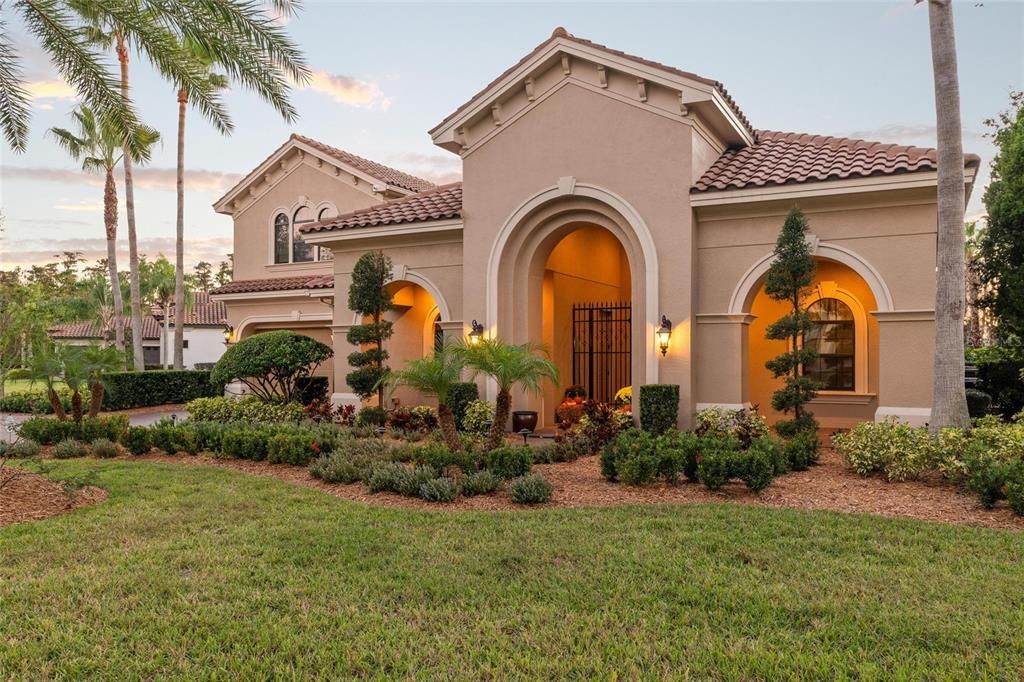 Attached, Backyard, Exterior, Facade, Mediterranean