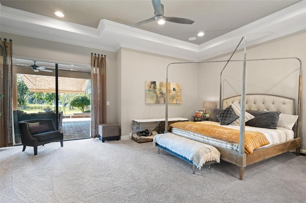 Bedroom, Interior, Recessed Lighting