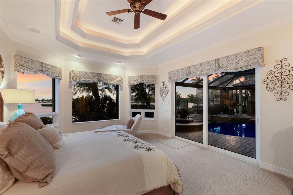 Bedroom, Interior, Recessed Lighting