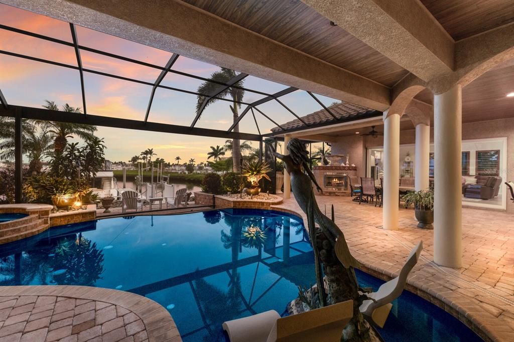 Glass Ceilings, Interior, Pool, Sun Room, Water