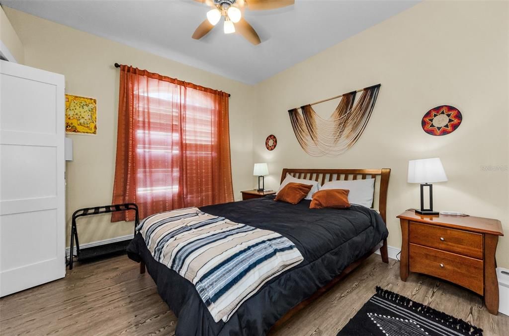 Bedroom, Interior, Wood Texture Flooring