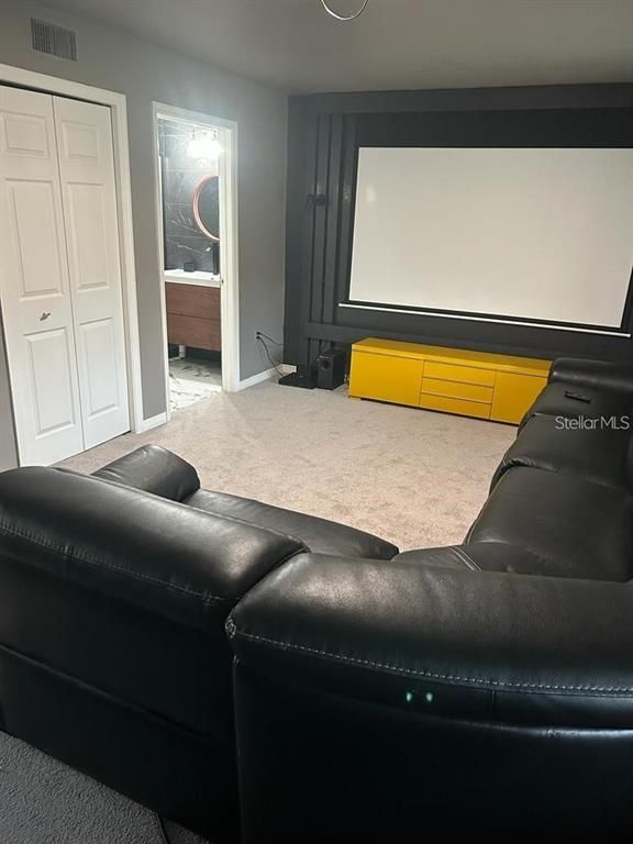 Interior, Projection Screen