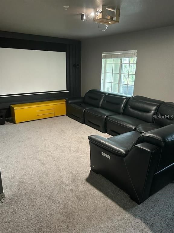 Interior, Projection Screen, Theatre Room