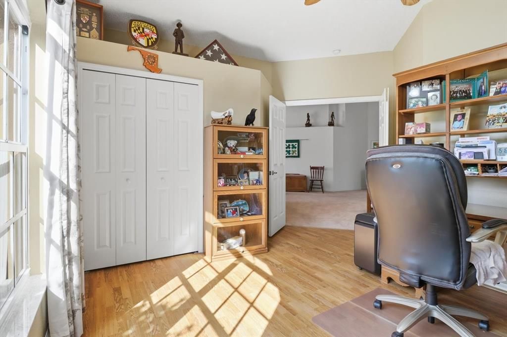Home Office, Interior, Wood Texture Flooring