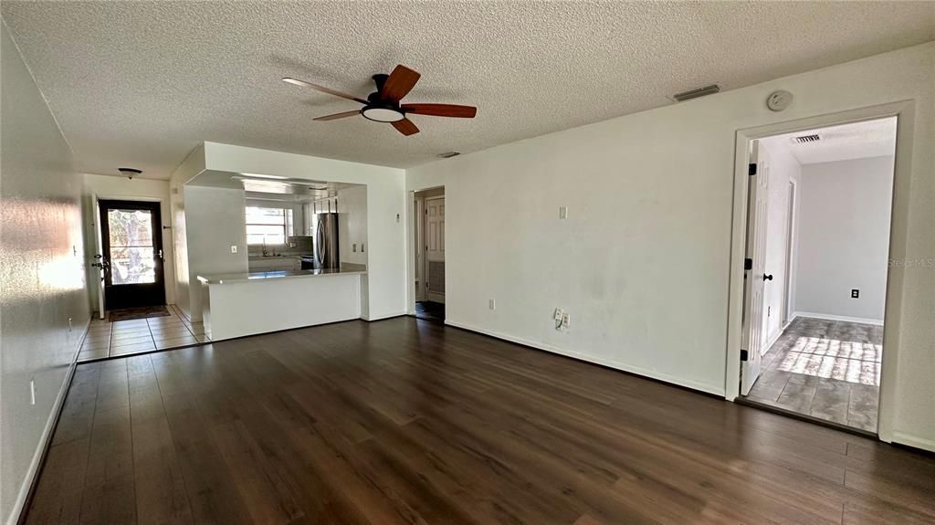 Empty room, Interior, Wood Texture Flooring