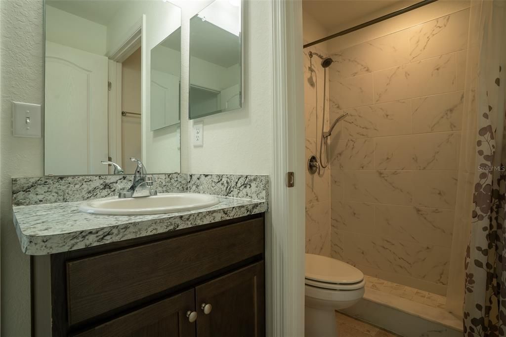 Bathroom, Interior, Marble Walls