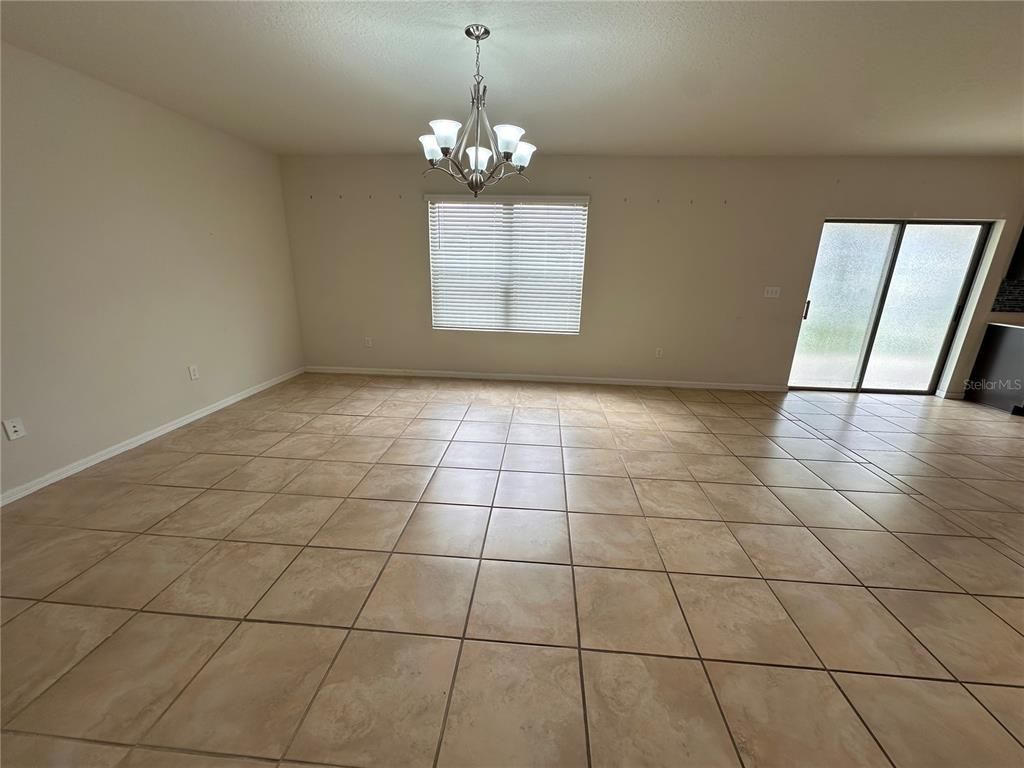 Chandelier, Empty room, Interior