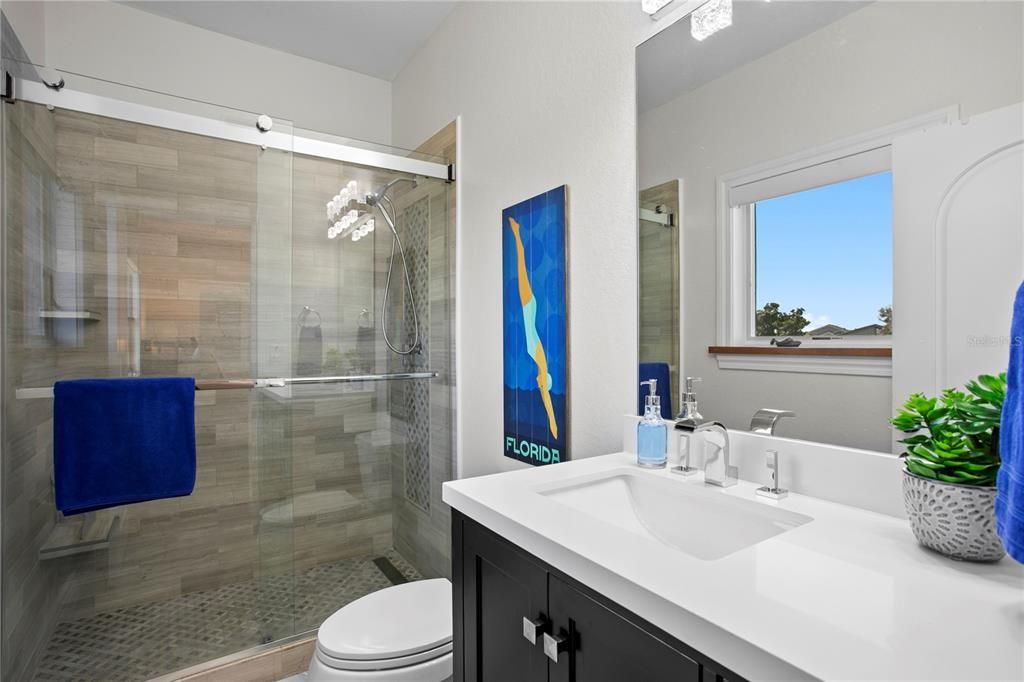 Bathroom, Glass Shower, Interior