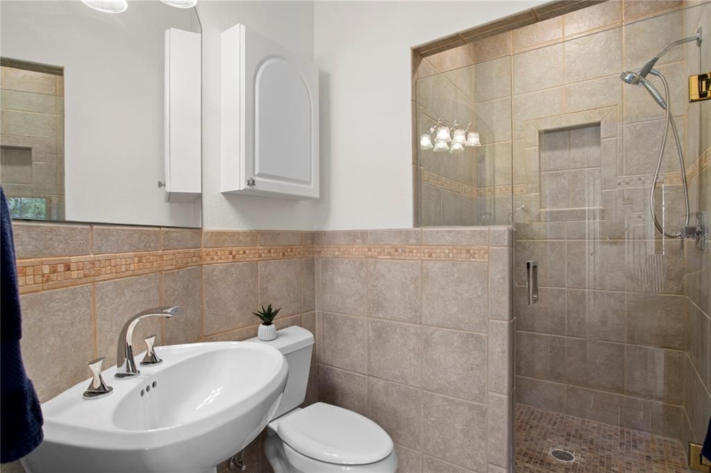 Bathroom, Glass Shower, Interior