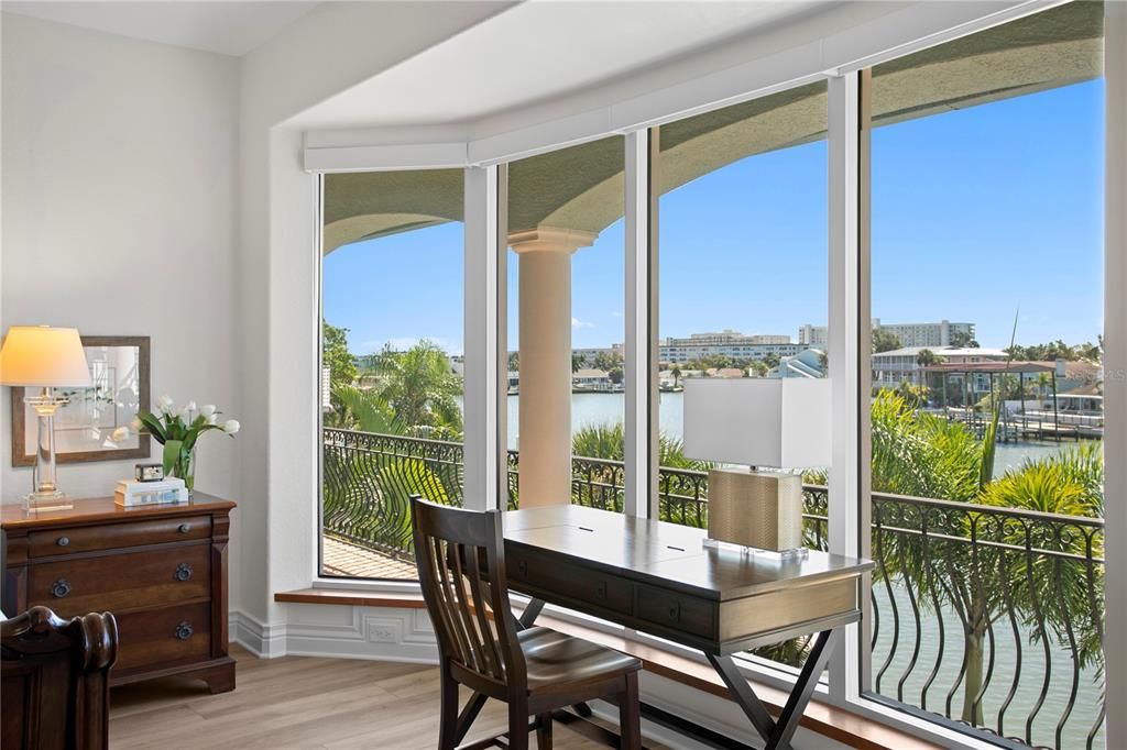 Home Office, Interior, Water, Wood Texture Flooring