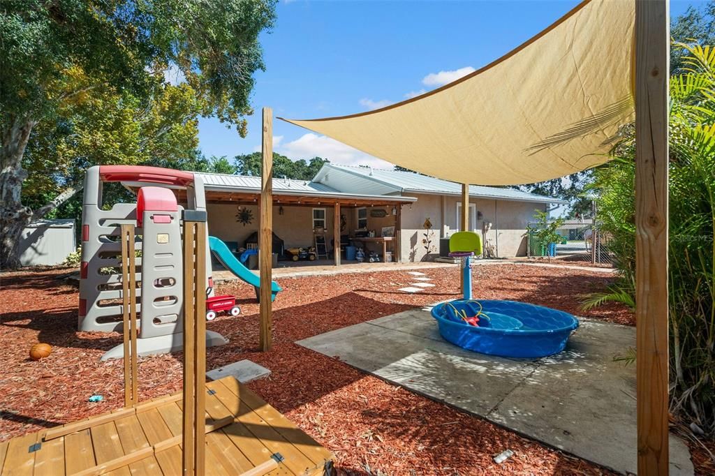 Backyard, Exterior, Playground
