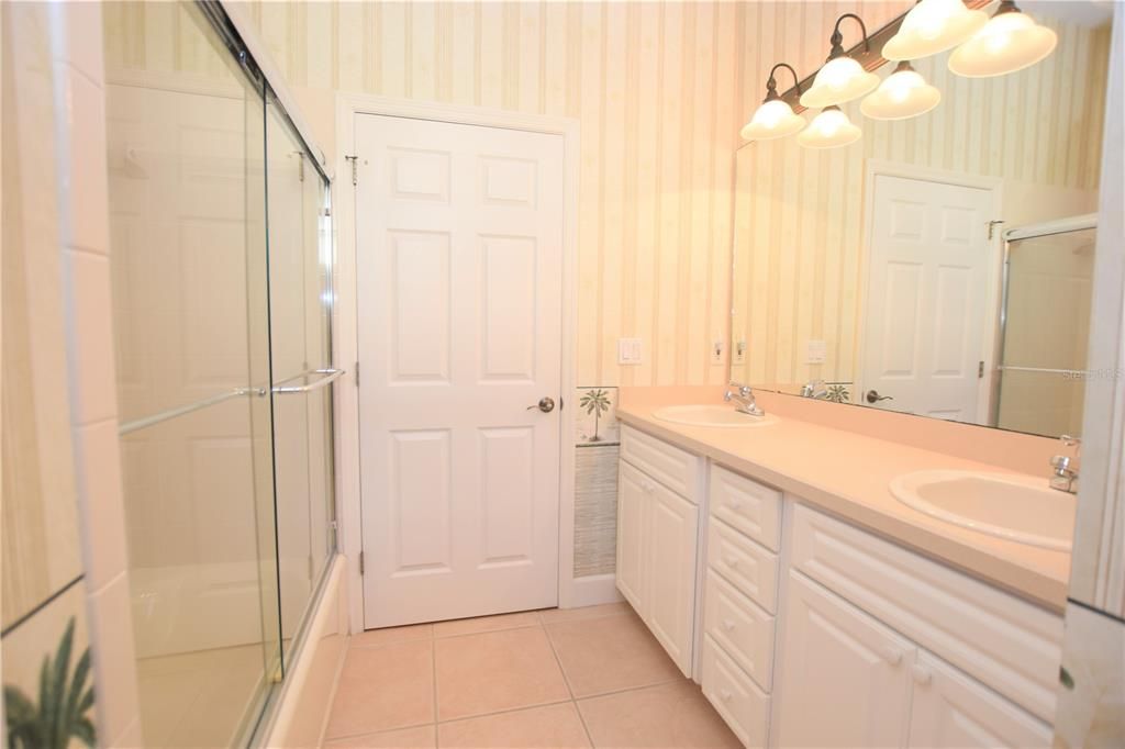 Bathroom, Dual Sink Vanities, Glass Shower, Interior