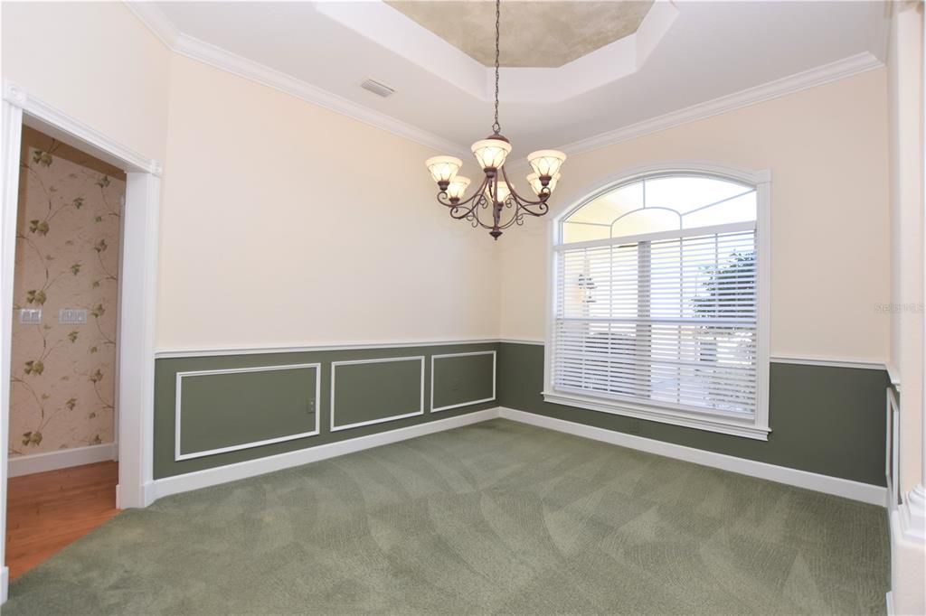 Chandelier, Empty room, Interior